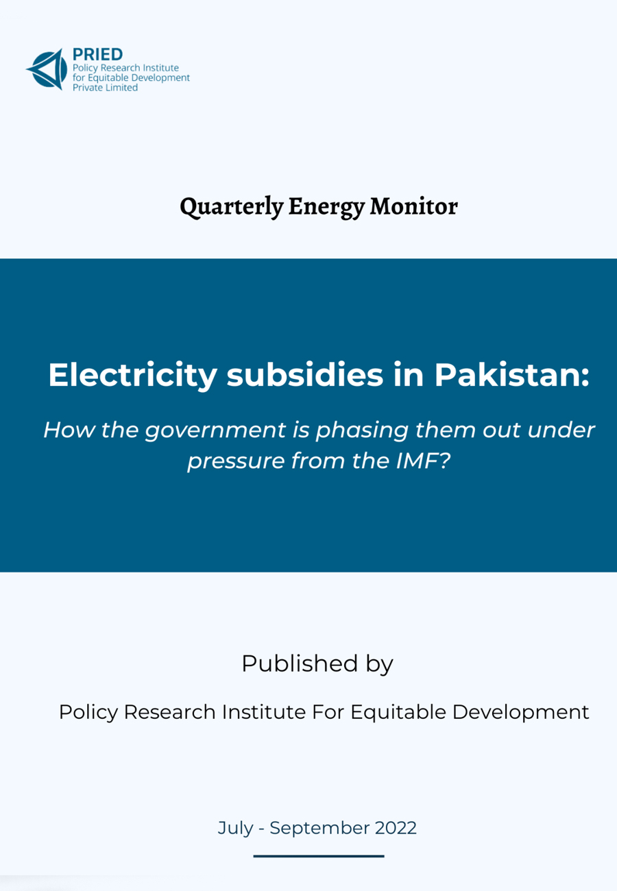 Electricity Subsidies in Pakistan