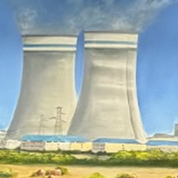 Power plant cooling towers