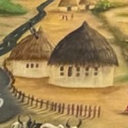 Village huts