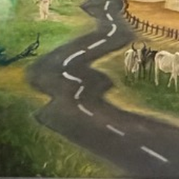 A winding road
